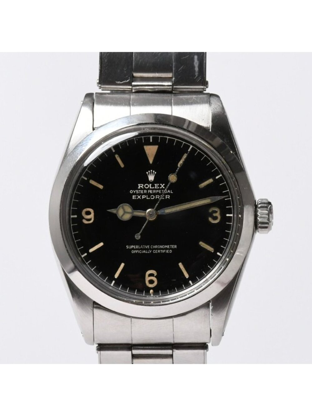 Rolex Explorer I Watch Stainless Steel Black Dial